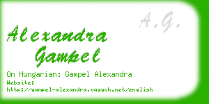 alexandra gampel business card